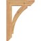Ekena Millwork Thorton Slat Smooth Bracket, Western Red Cedar, 3 1/2"W x 18"D x 26"H BKT04X18X26THR06SWR - alternate 3
